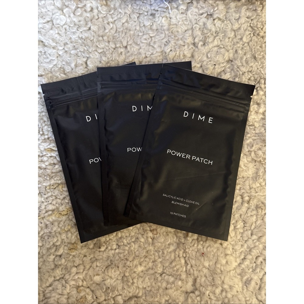 Dime Beauty Power Patch 3 PACK Hydrocolloid Pimple Patches Salicylic Acid NEW